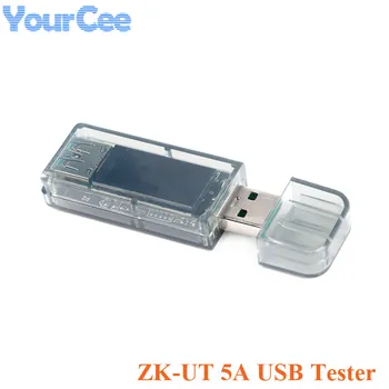 ZK-KS UT Digitaalne 30V 5A USB-Tester Pinge, voolu Võimsuse Mõõtja Värviline Ekraan FCP AFC DCP Power Bank Monitor