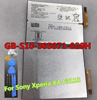 Algne Kõrge Kvaliteedi 2300mAh GB-S10-385871-020H Asendamine aku Sony Xperia XA F3113 Telefoni akud Bateria