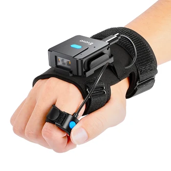 Eyoyo 2D Bluetooth Vöötkoodi Vasaku&Parema Käe Kinnas Kantavad Skanner Patable 1D QR Sõrme triipkoodi Lugeja mobiiltelefon