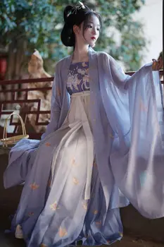 Vana-Hiina Hanfu Naiste Karneval Haldjas Cosplay Kostüüm Tantsu Kleit Teema Osapoole Riided Hanfu Kleit Naistele Pluss Suurus XL