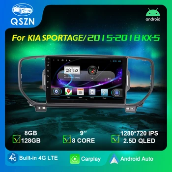 9 Tolline Auto dvd 2015-2018 KIA SPORTAGE/ 2015-2018 KX-5 Full Screen Auto Auto Multimeedia dvd-Mängija USB MP5 Stereo