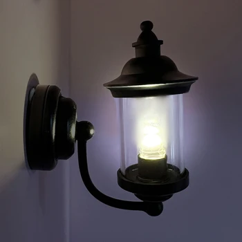 1:12 Nukumaja Mini seinavalgusti LED Lamp Laua Lamp Väljas Valgust Mööbli Tarvikud Mannekeeni Maja Decor Mänguasjad Kingitus