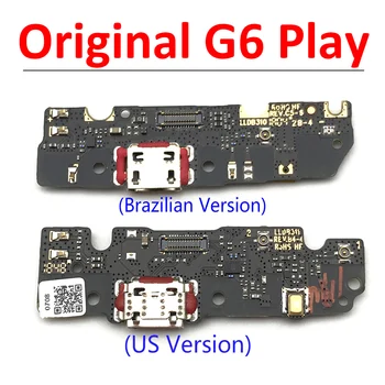 Originaal Motorola moto G6 mängida Dock Connector USB-Laadimine Sadamas Flex Kaabel, USB-Laadija Pistik Flex Kaabel Parandus Osad