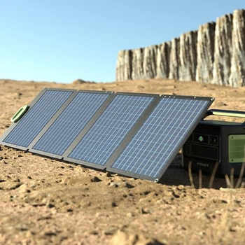 Hot Müük 100W Solar Laadimine elektrijaama Telkimine Kokkuklapitavad Kokkupandav Kaasaskantav Päikesepaneelid Energia Salvestamise Aku