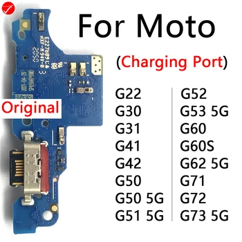 Originaal USB-Liides Laadimise Port Flex Kaabel Juhatuse Moto G22 G30 G31 G41 G42 G50 G51 G52 G53 G60 G60S G62 G71 G72 G73 5G