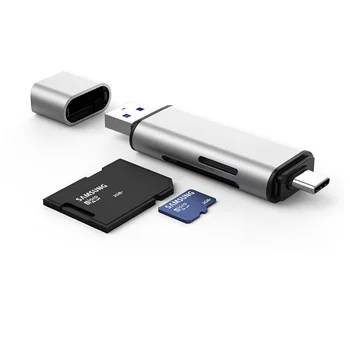 2 in 1 kiire Type-c-Kaardi Lugeja OTG Multi-function USB3.0 Micro SD TF Mini Mobiiltelefoni Kaamera, Sülearvuti, Sülearvuti,