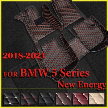 Auto põrandamatid BMW 5. Seeria Uus Energia 520e 530e 545e 2018 2019 2020 2021 Kohandatud Suu Padjad, Vaip Katte sisustuselemendid