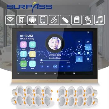 Seina Heli Võimendi WiFi BT Android 5.1 Stereo Suur Võimsus Vannituba Veekindel koos Lae Kõlar Smart Home Audio System Kit