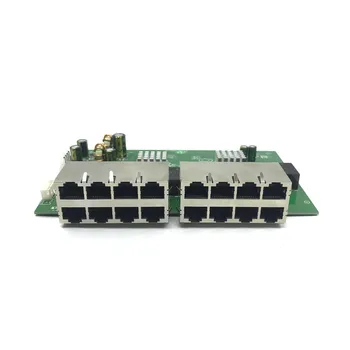 OEM Uus mudel 16Port Gigabit Switch Desktop RJ45 Ethernet Switch 10/100/1000mbps Kohtvõrgu Jaoturi, vahetada 16 portas emaplaadi