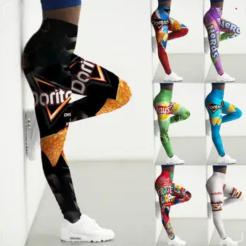 Sport Säärised Naiste 3D Suupisted Trükitud Retuusid Jooga Püksid, Jõusaal Legging Femme Õmblusteta Legins Daamid Leginsy Damskie Leggins Seksikas