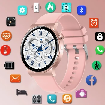 LIGE Uus Mood Smart Watch Daamid Bluetooth Helistamine Smart Kella Hääl Assistent Veekindel Sport Käevõru Meeste ja Naiste Smartwatch