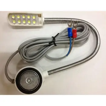 10 LED ' Idega lamp õmblusmasin Töö Hele Valge Valgus, Paindlik Gooseneck Lamp Magnet Paigaldus