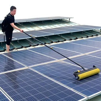 Sunnysmiler päikese puhtam robot päikesepaneel Elektrilised puhastushari päikesepaneel puhastus vahendid, päikese puhasti harja