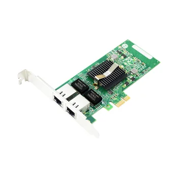 NA82575-T2 PCI-Ex1 Gigabit Dual Elektri-Server-Võrgu Kaart 82575EB Kiip Desktop Võrgu Kaart