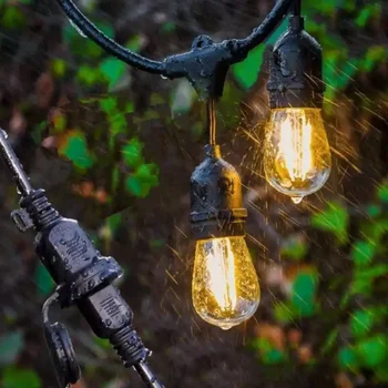 Zhongshan led light filament lamp väljas valgust string E27 kruvi aias tuled väljas rõdu väljas tuled GL460