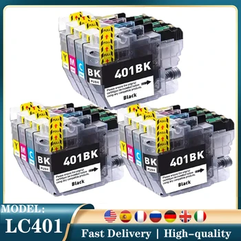 LC401 401 Standard võimsus Ühilduv tindikassett Brother MFC-J1010DW MFC-J1012DW MFC-J1170DW 401 Printer